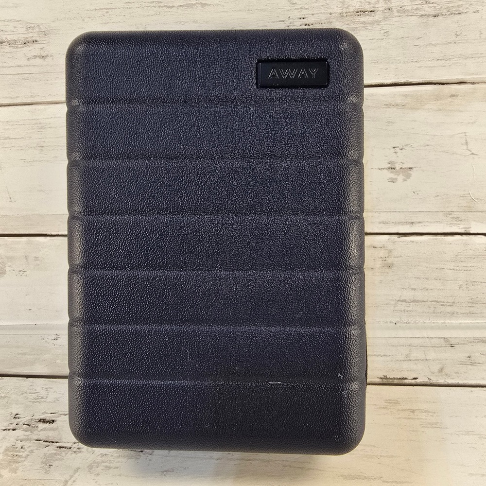 NEW Away United Airlines Amenity Kit Navy Blue Hard Shell Case Sunday Riley